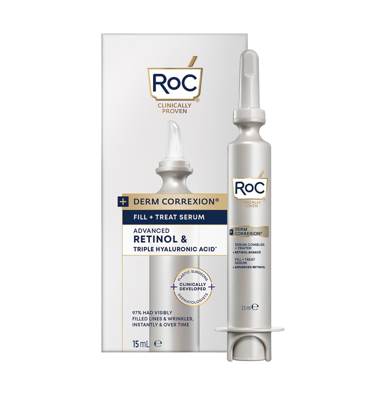 Roc Derm correxion fill + treat serum
