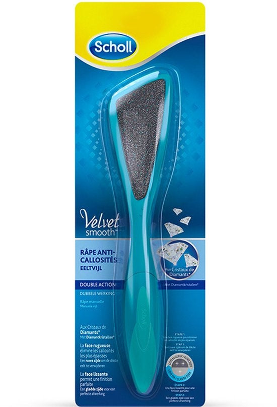 Scholl Velvet smooth dubbel voetvijl anti eelt