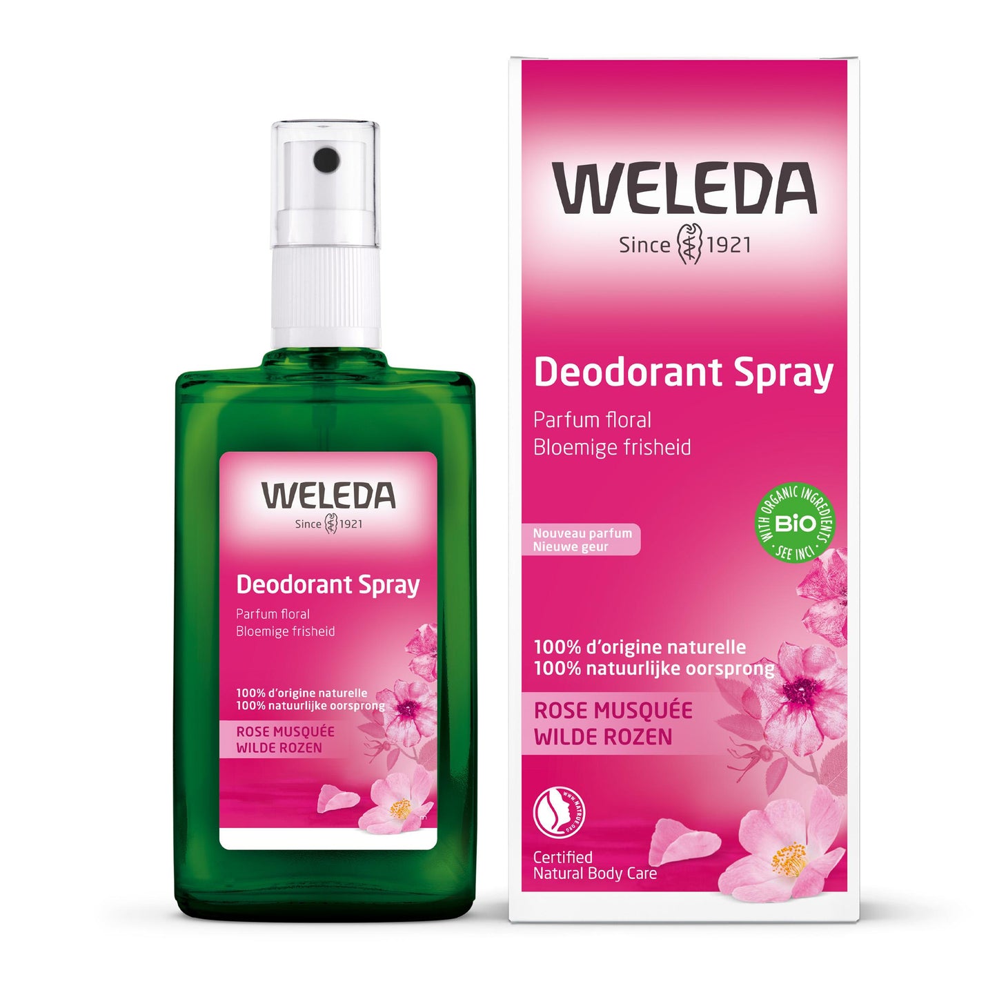 Weleda Deospray wilde rozen
