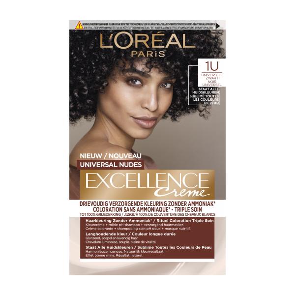Loreal Paris Excellence Creme universal nudes 1u zwart