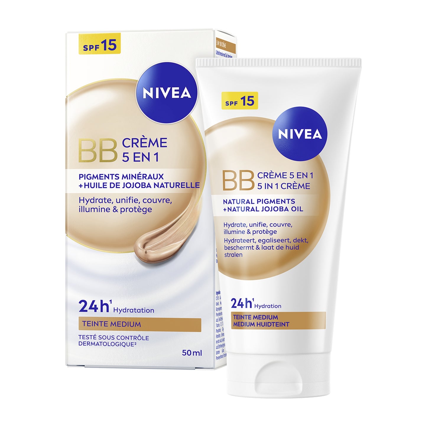 Nivea Essentials bb creme 5 in 1 medium spf15