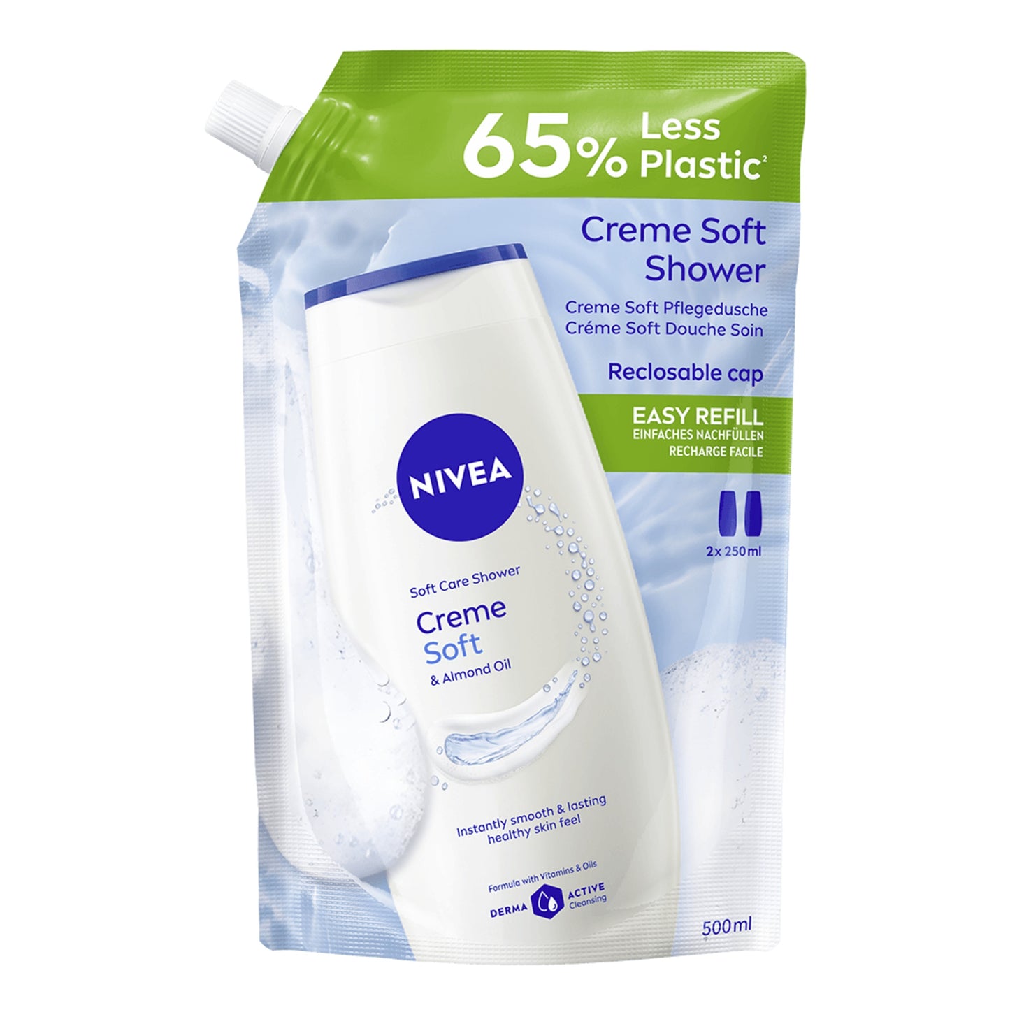 Nivea Douche creme soft navulling