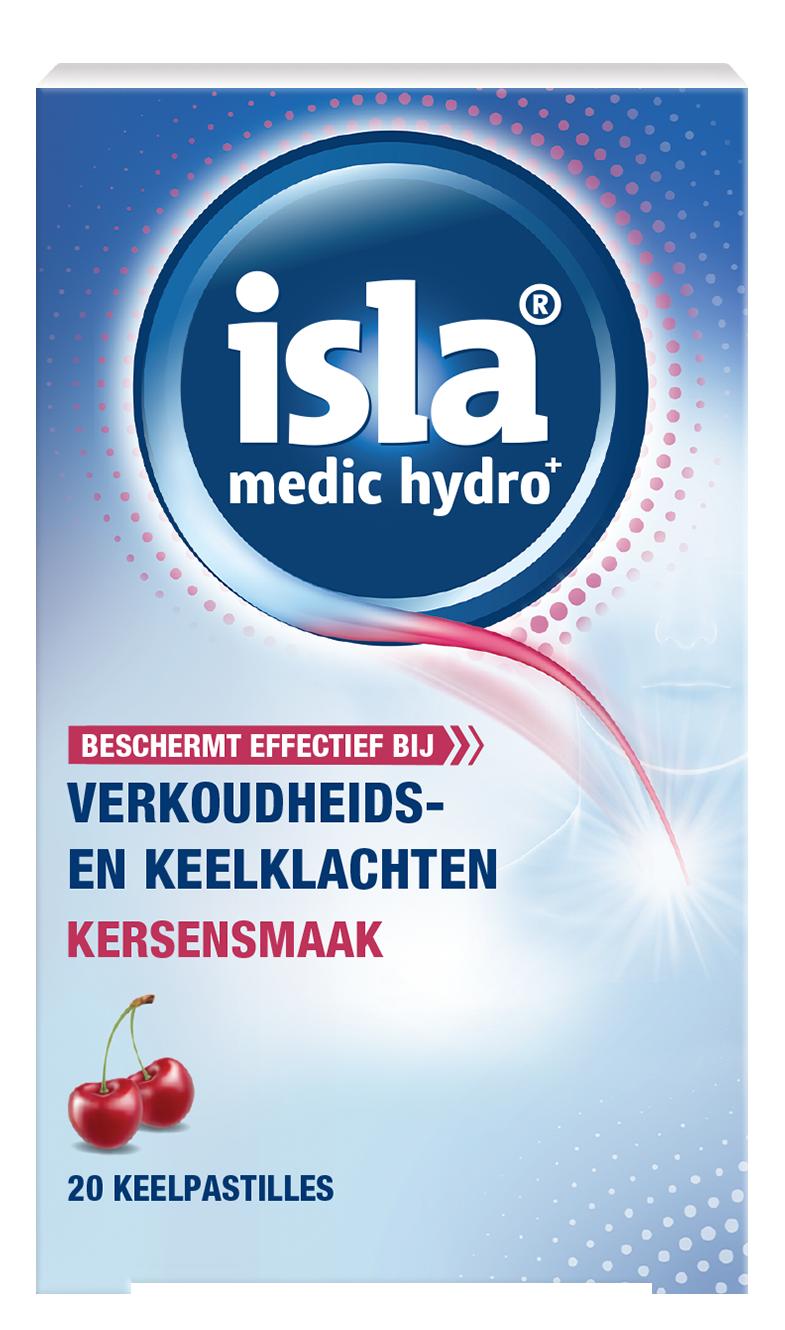 Isla Medic hydro+ kersen keelpastilles