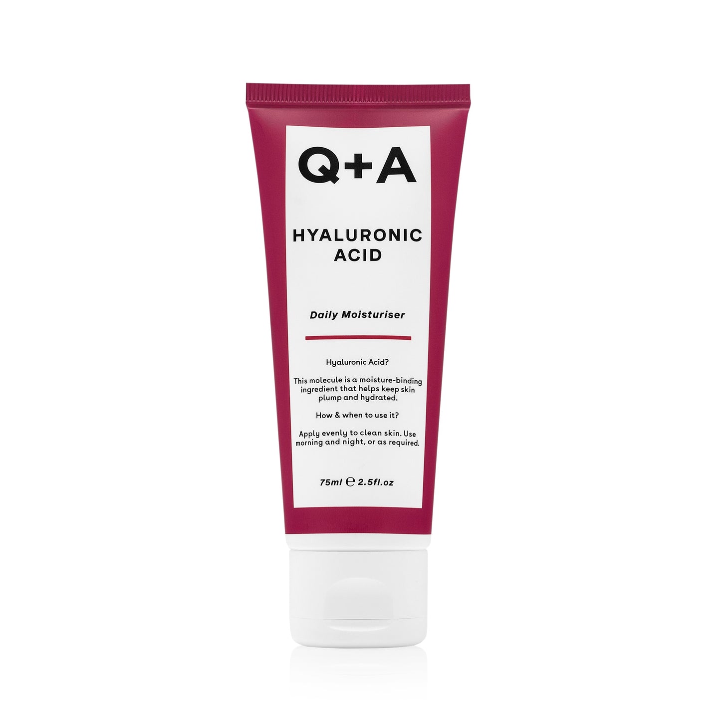 Q+A Daily moisturiser hyaluronic acid