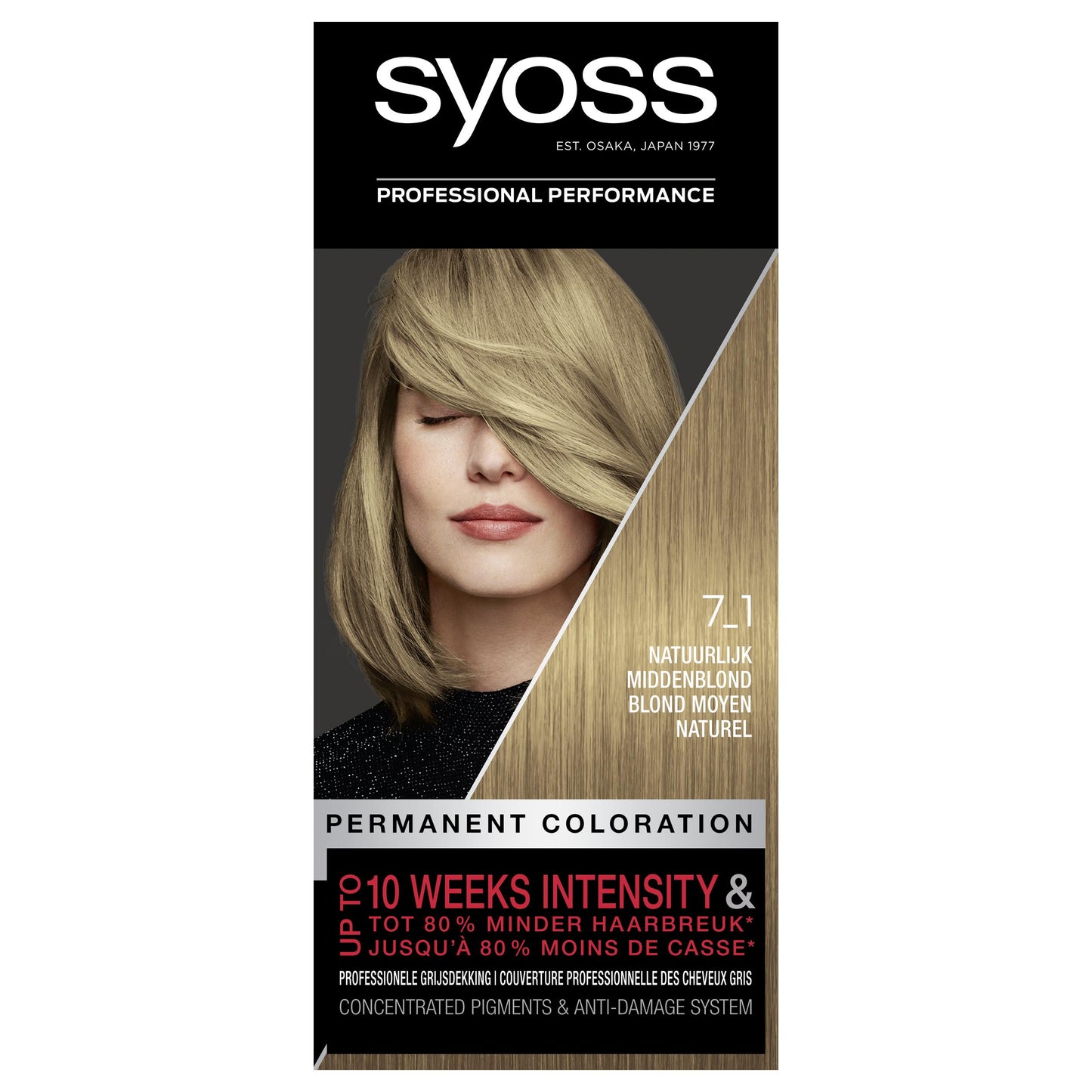 Syoss Color xtreme 7-1 natuurlijk medium blond