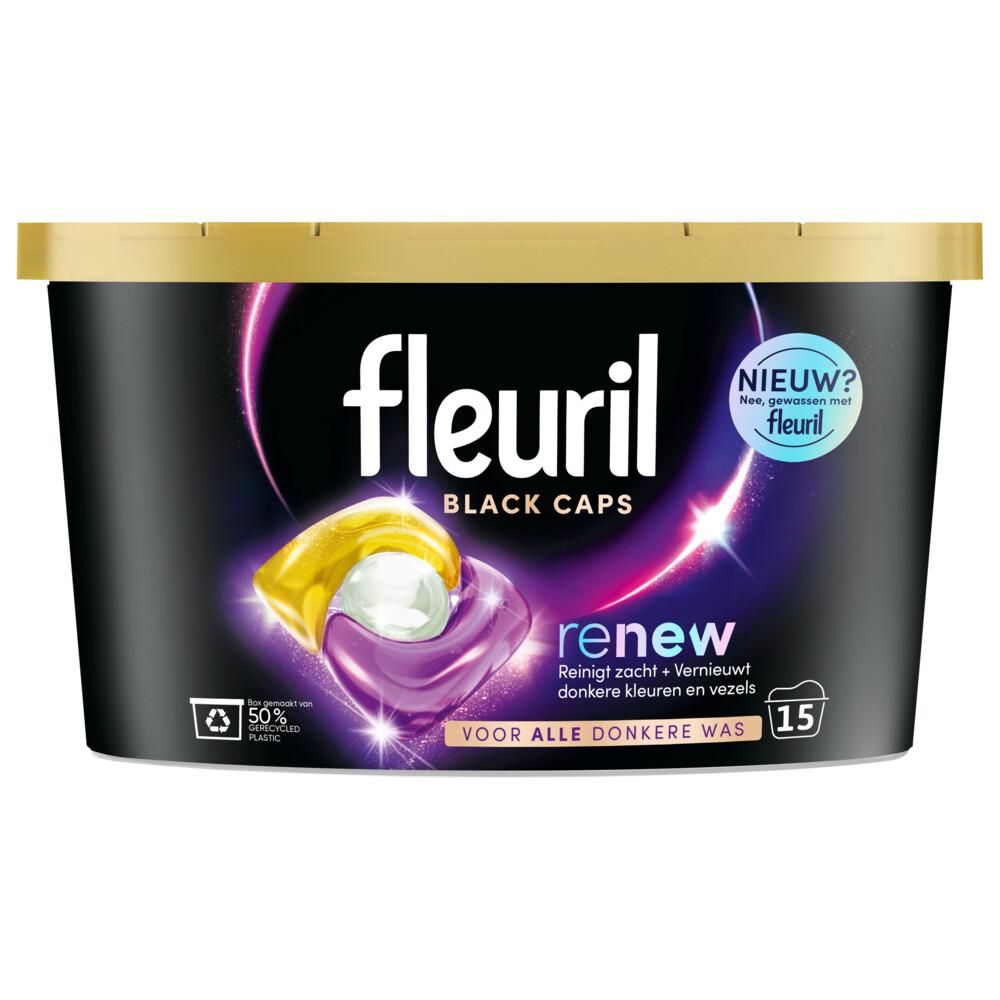 Fleuril Wasmiddel renew caps black