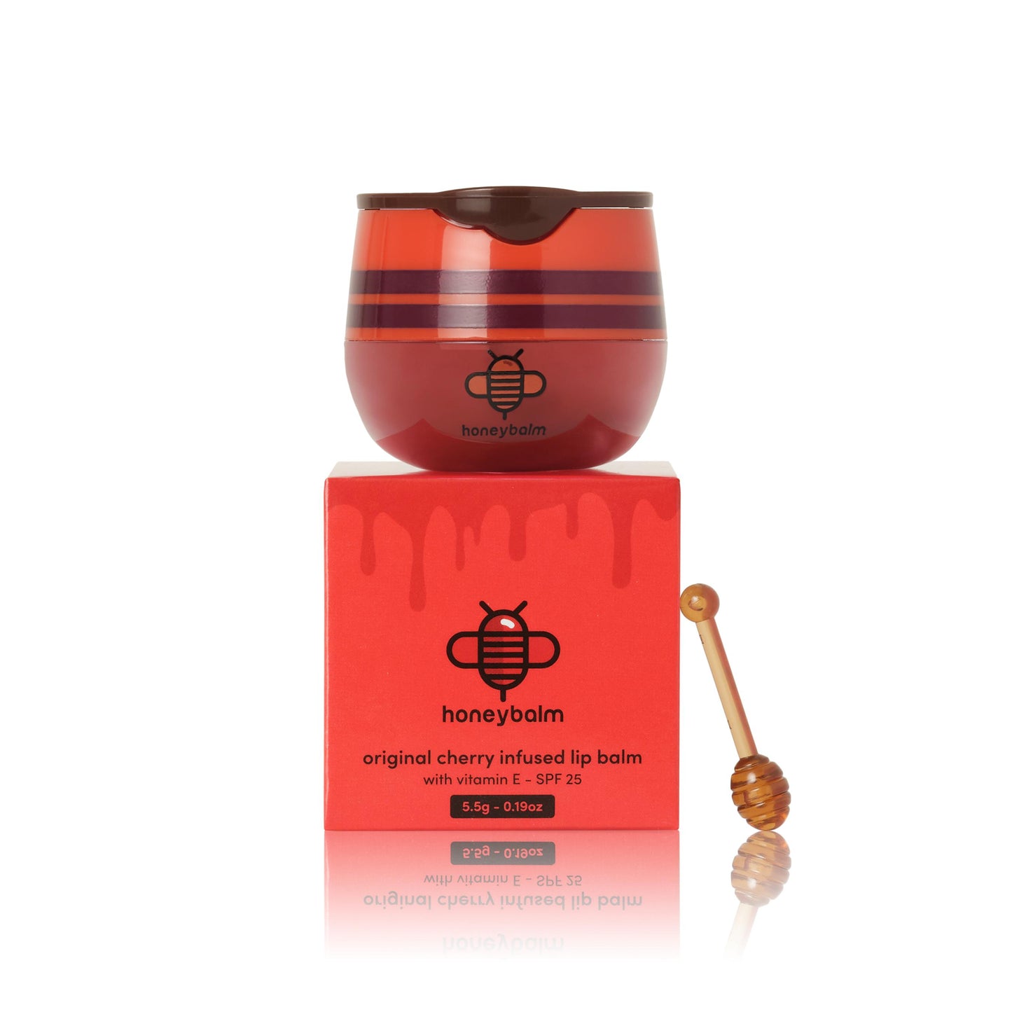 Honeybalm Lippenbalsem cherry + spf25