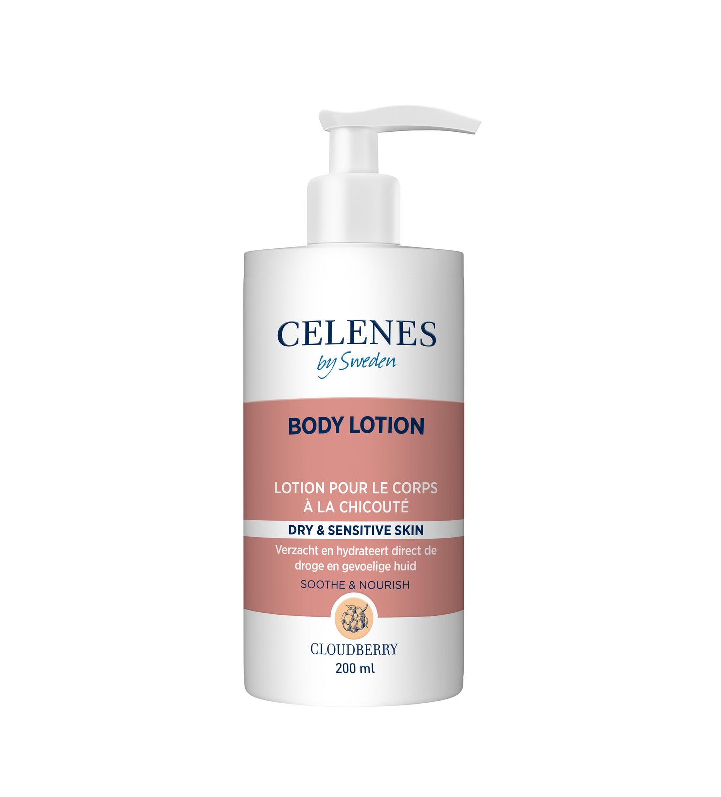 Celenes Cloudberry bodylotion dry/sensitive ongeparfumeerd
