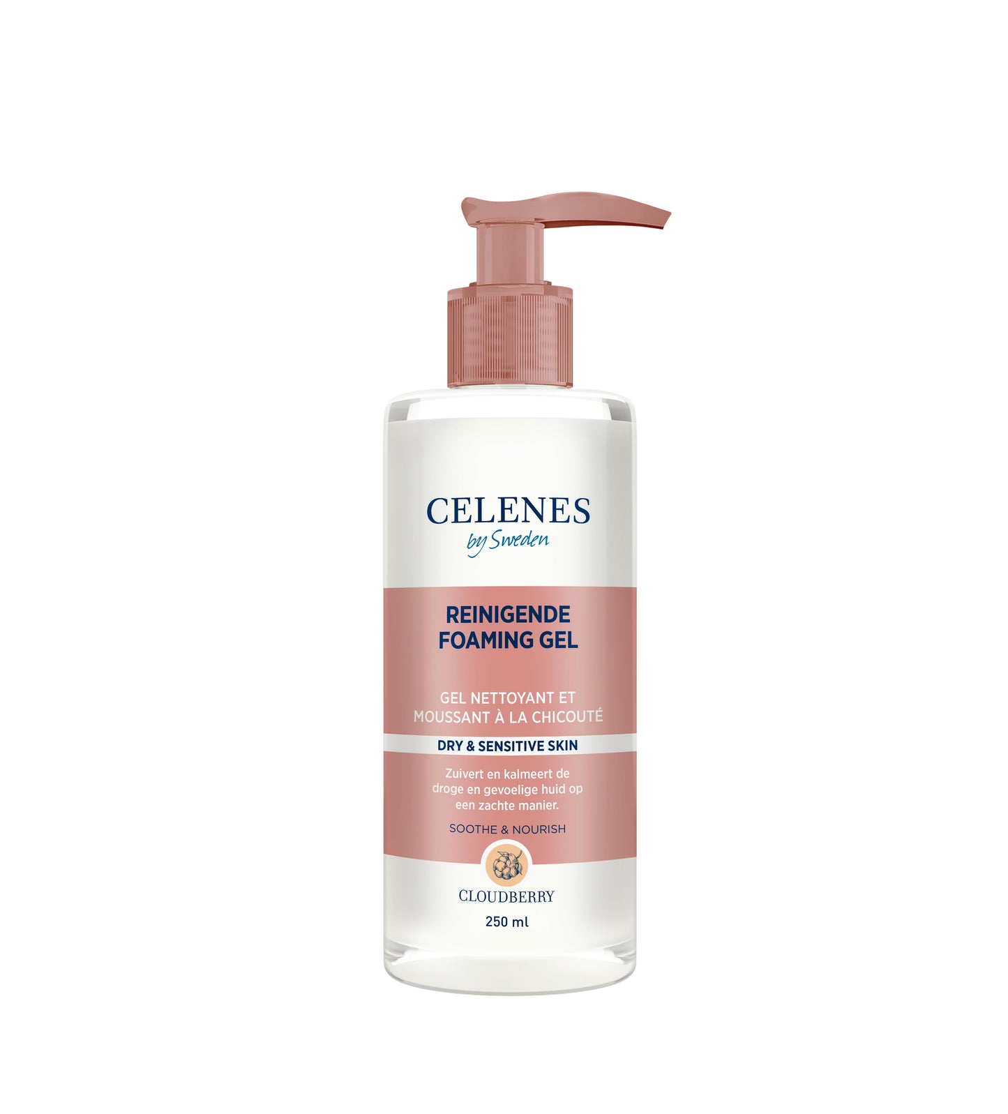 Celenes Cloudberry cleansing & foaming gel dry/sensitive skin
