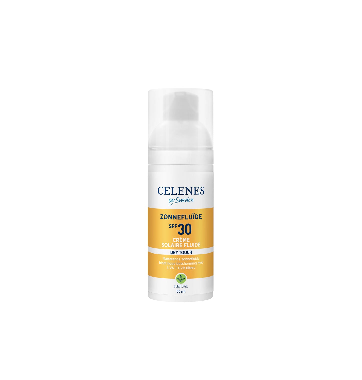 Celenes Herbal sunscreen dry touch fluid spf 30+ all skin type