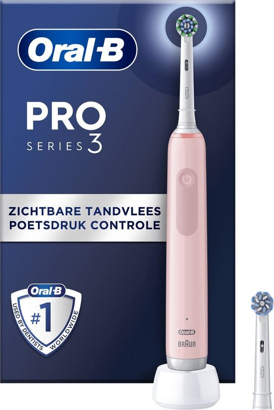 Oral-B Elektrische tandenborstel pro 3-3000 pink
