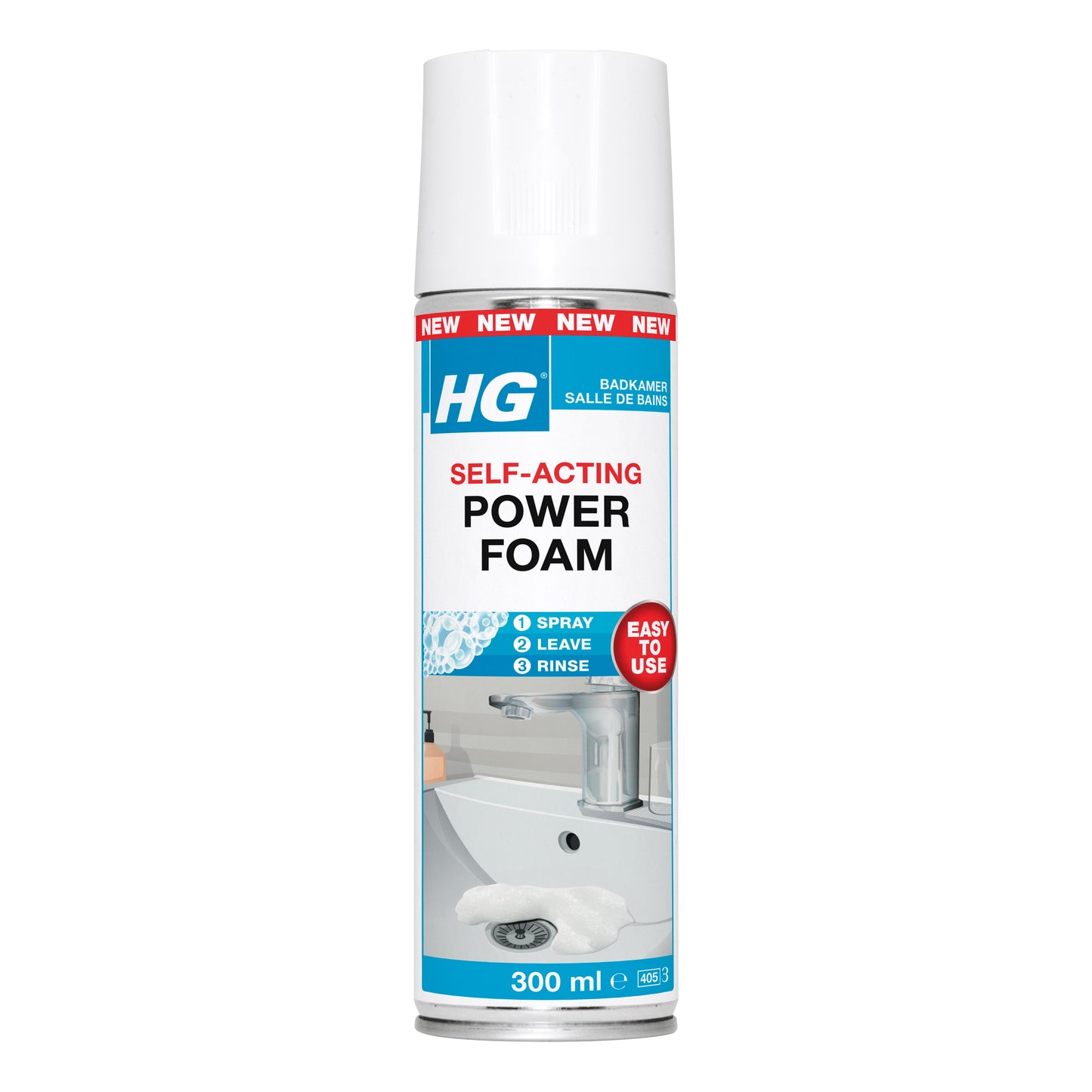 HG Power foam badkamer