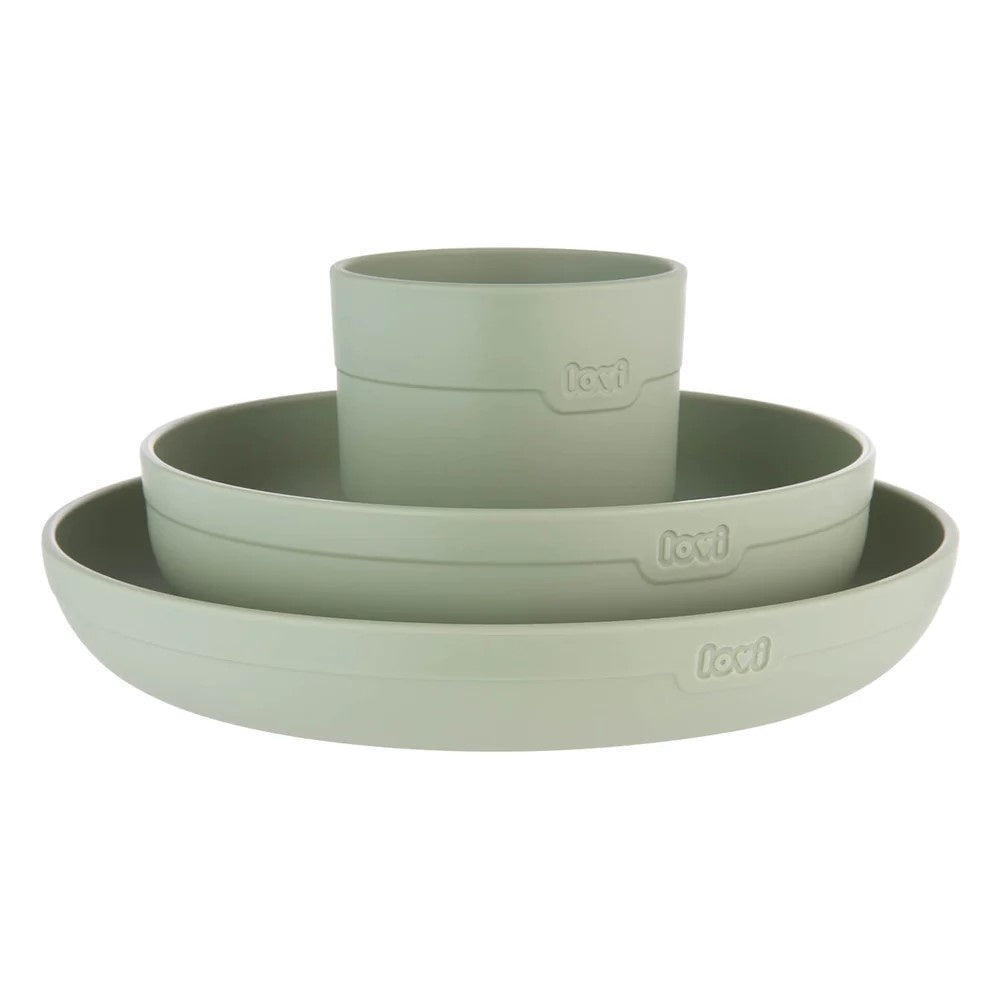 Difrax Lovi eetset met beker pistachio