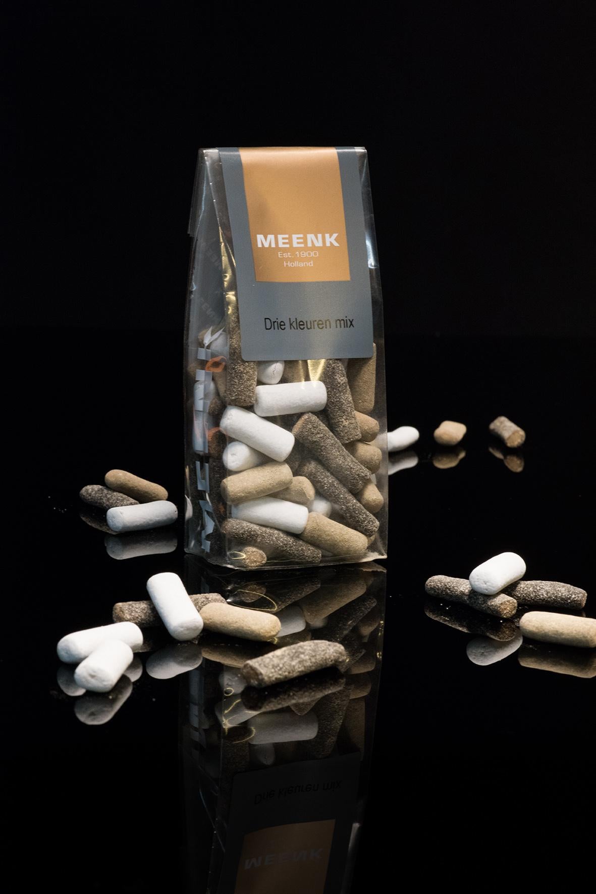 Meenk Drie kleuren mix stazakje