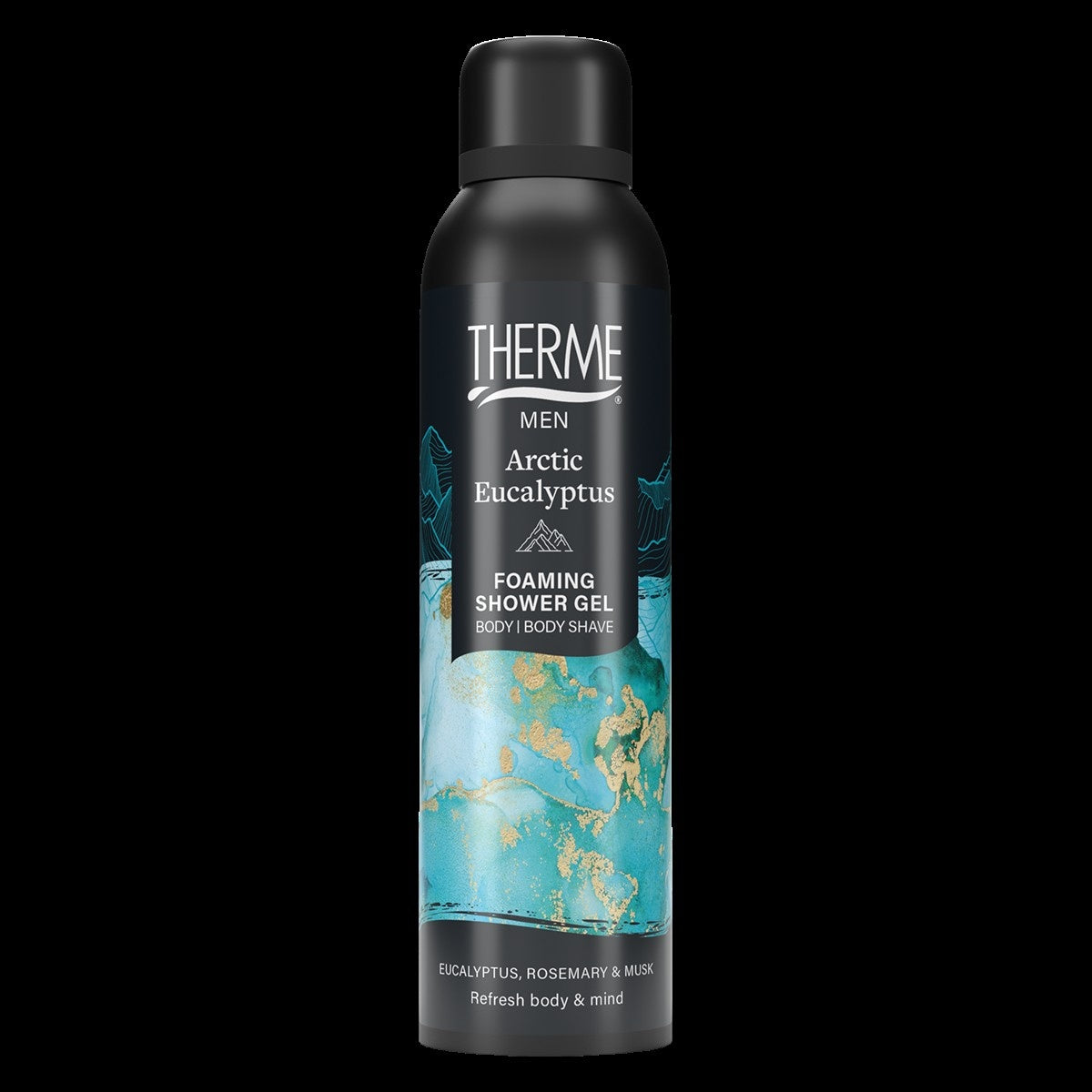 Therme Men foaming shower gel arctic eucalyptus