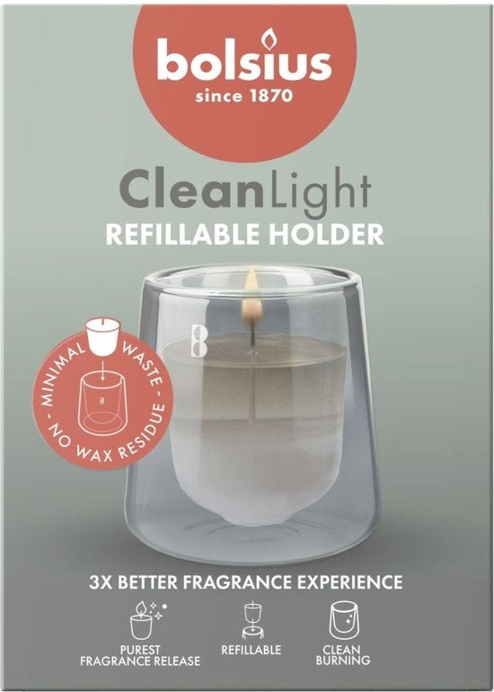 Bolsius Clean light starterkit cypress & amber