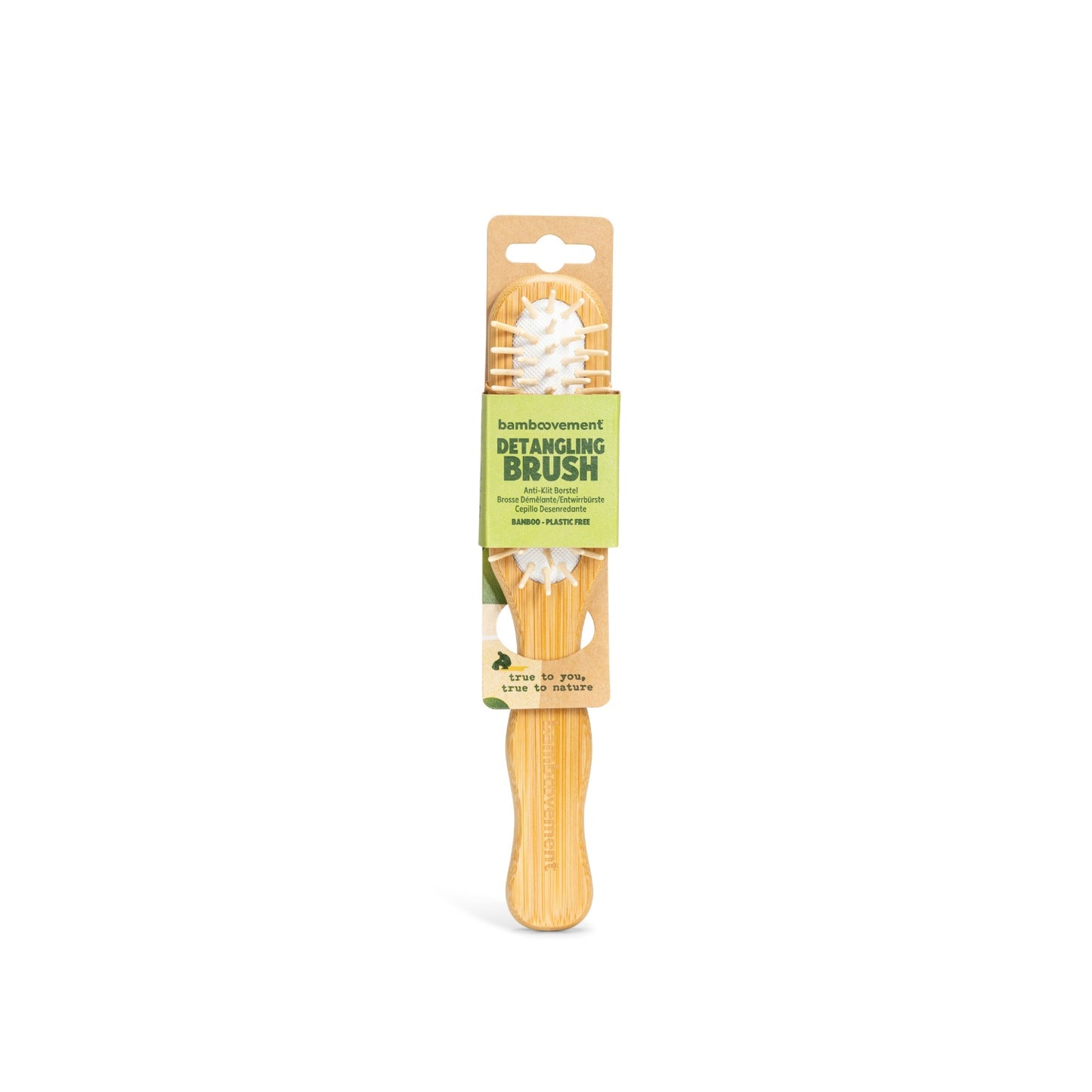 Bamboovement Bamboe haarborstel detangling