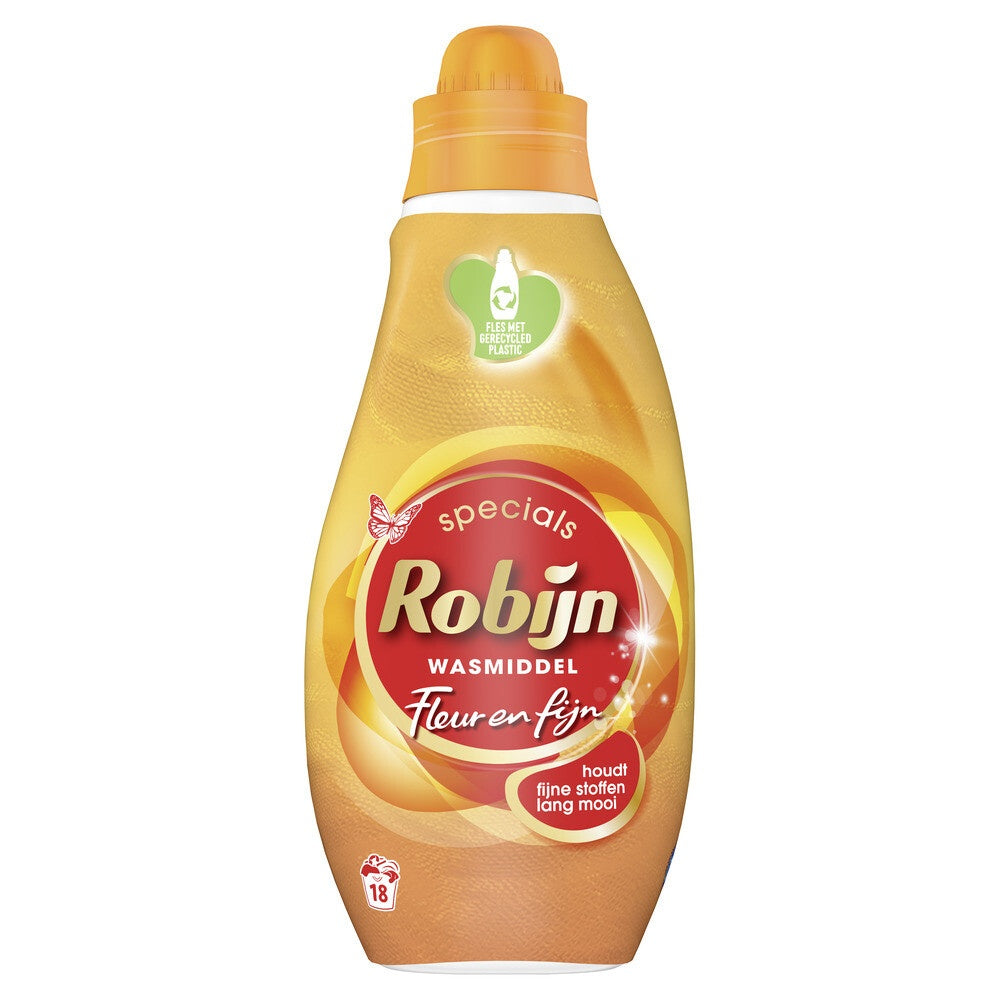 Robijn Vloeibaar wasmiddel klein & krachtig fleur & fijn