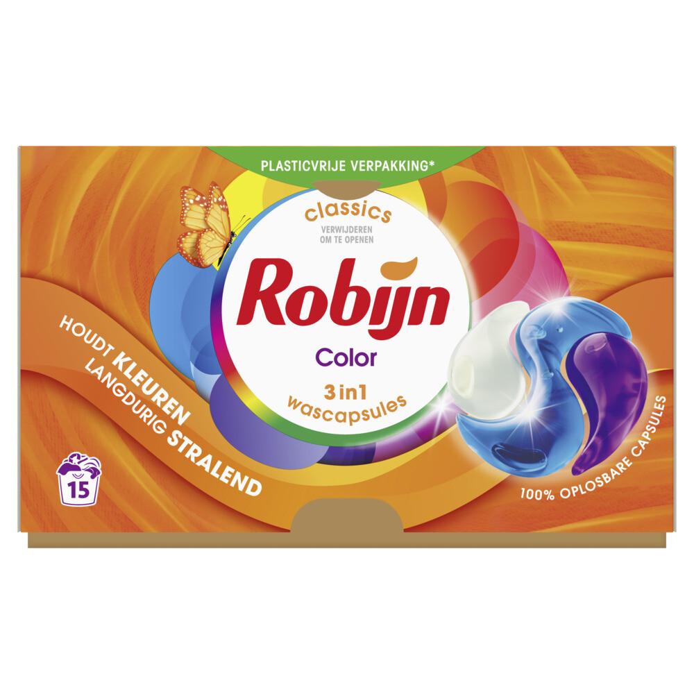 Robijn Vloeibaar wasmiddel capsule color