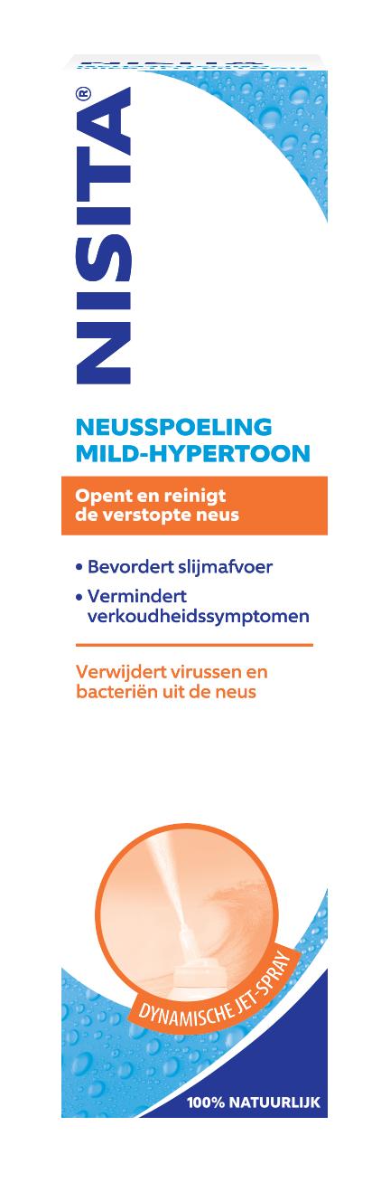 Nisita Neusspoeling mild hypertoon jetspray