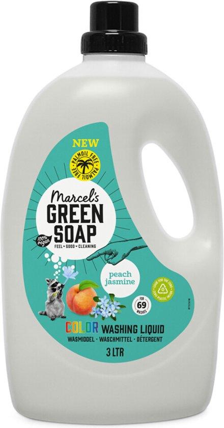 Marcels Green Soap Wasmiddel kleur perzik & jasmijn