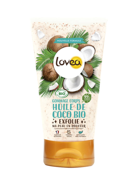 Lovea Body scrub organic cocnut oil for dry skin
