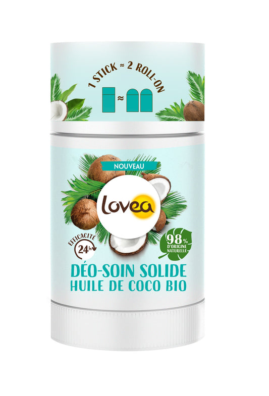 Lovea Deostick solid care organic coconut oil