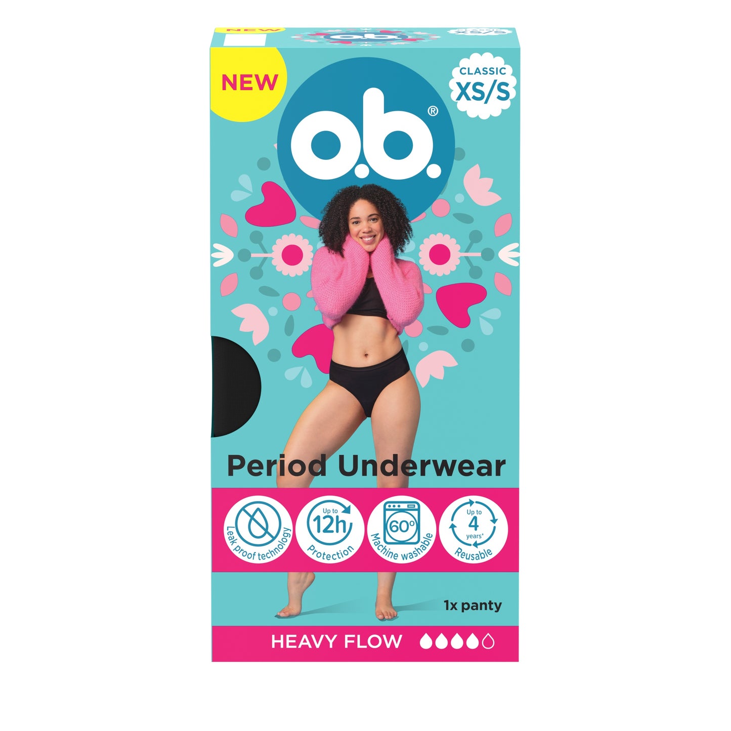 O.B Period underwear classic xs/s
