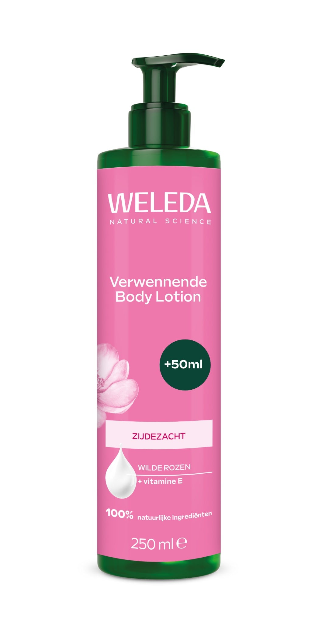 Weleda Wilde rozen bodylotion verzachtend met pompje