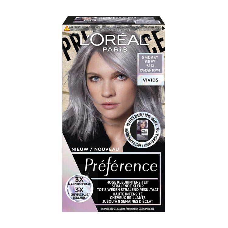 Loreal Paris Preference Vivids 9.112 smokey grey