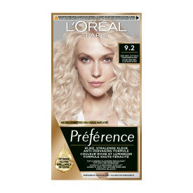 Loreal Paris Preference 9,2 zeer zeer licht beige parelmoer blond