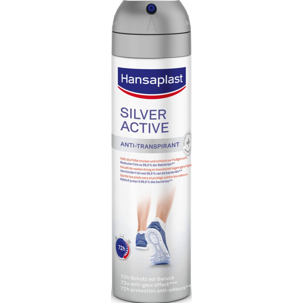 Hansaplast Voet deo silver active