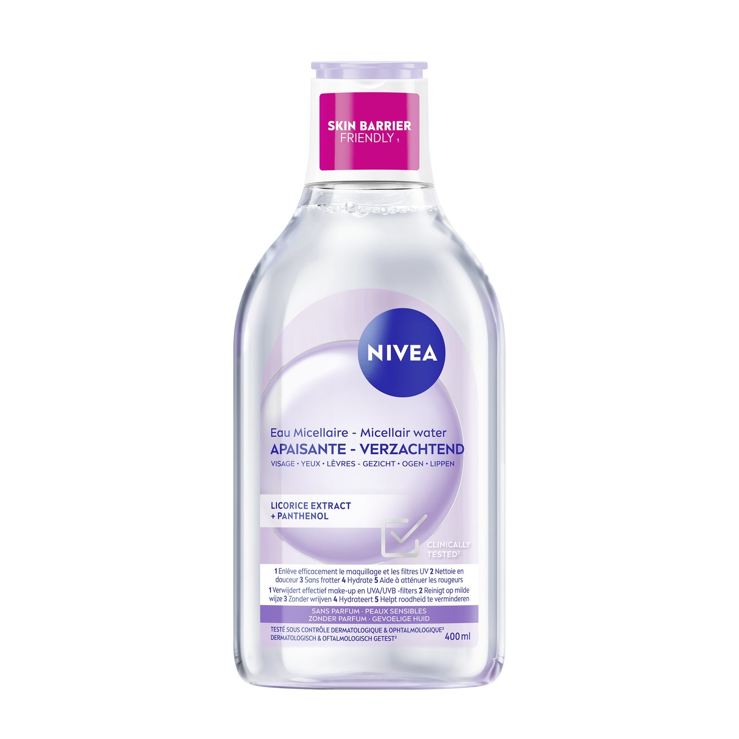 Nivea 3 in 1 micellair water sensitive gevoelige huid