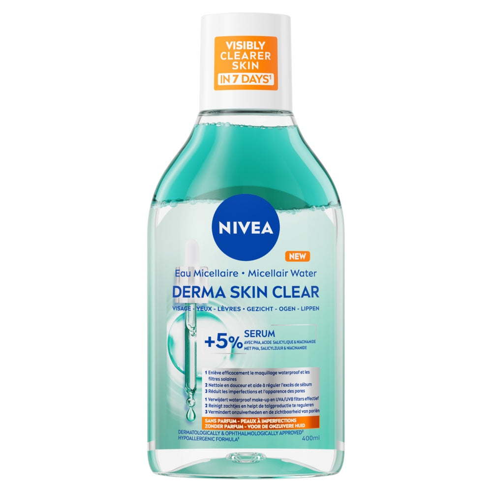 Nivea Derma skin clear serum infused micellair water