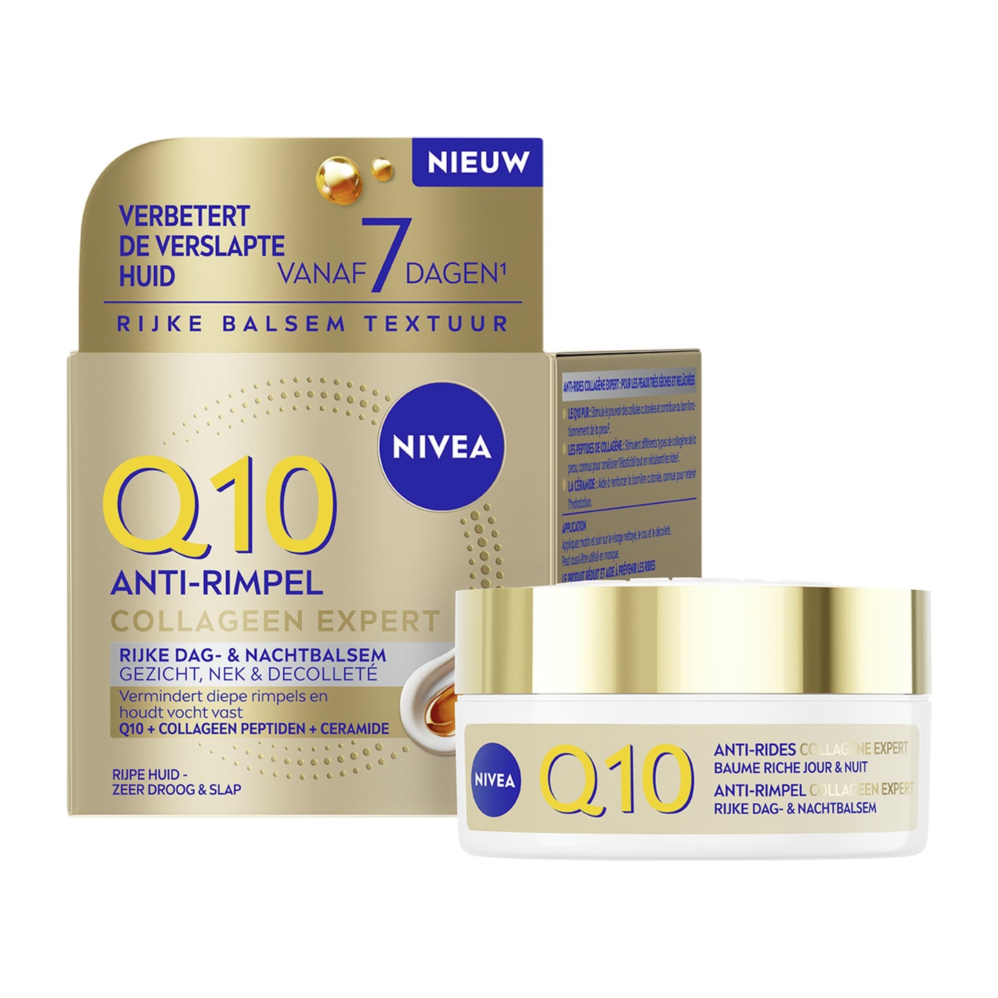 Nivea Q10 anti-rimpel collageen expert rijke dag/nachtbalsem