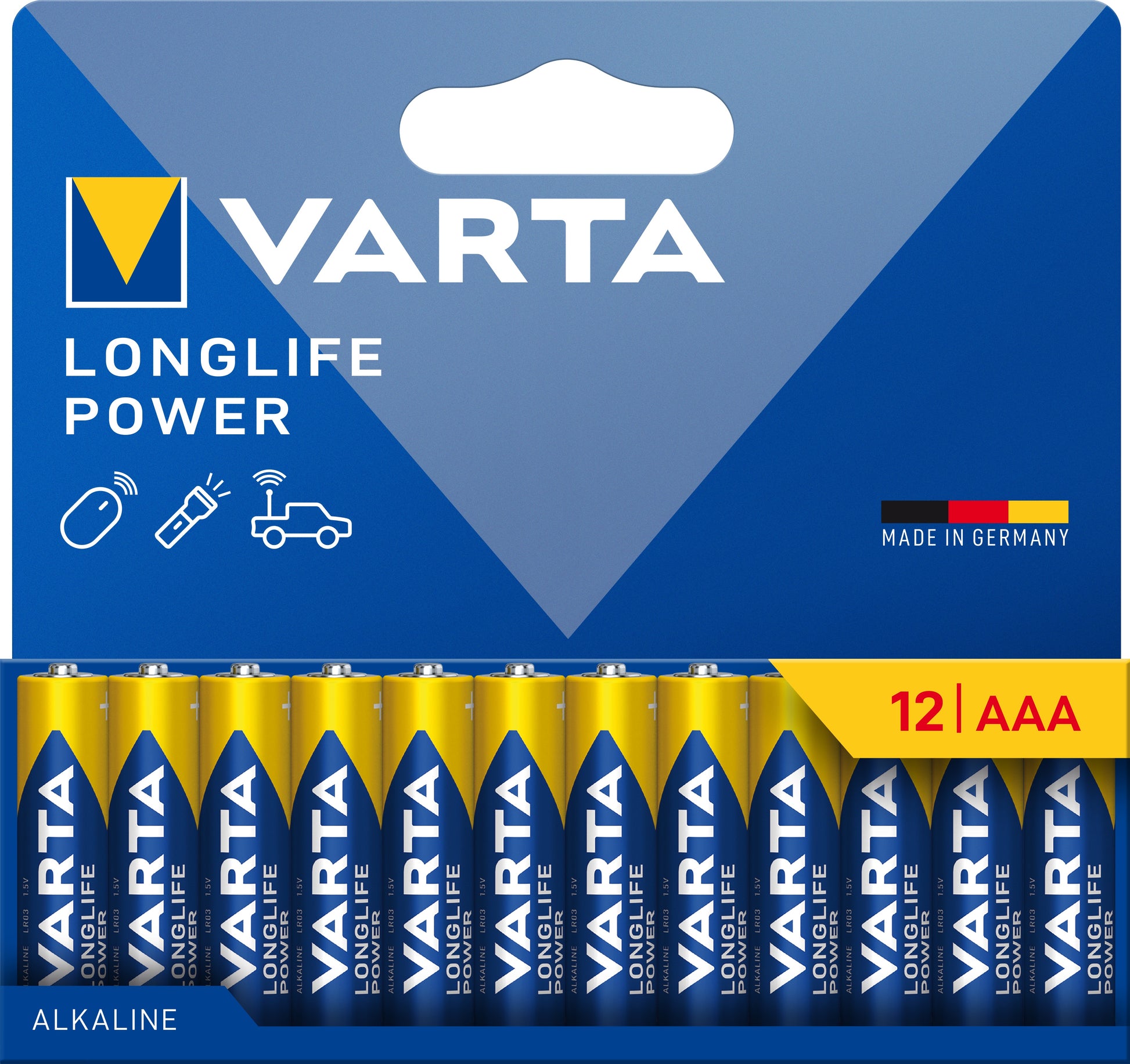 Varta Longlife power alkaline aaa lr03