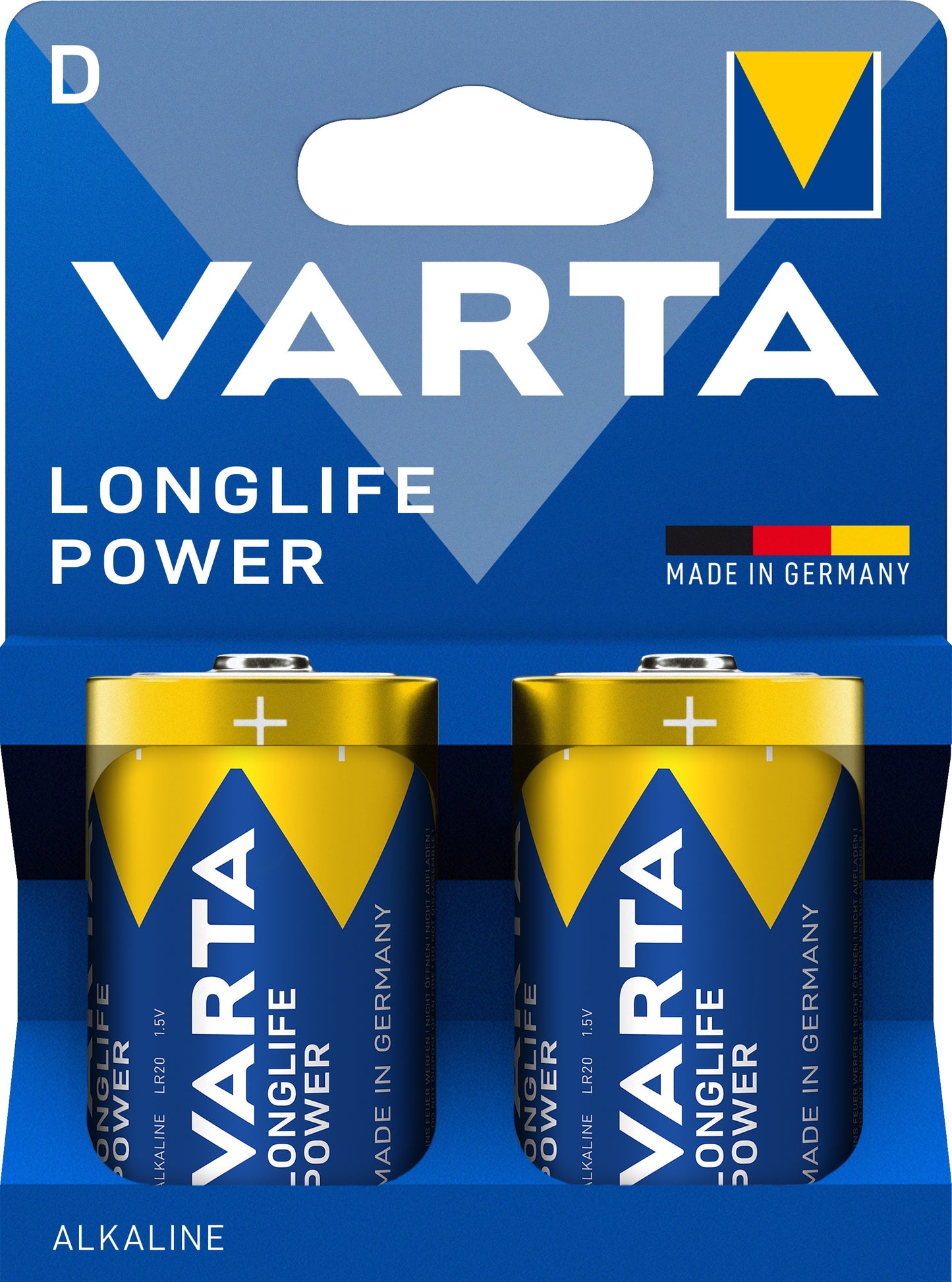 Varta Longlife power alkaline d/lr20