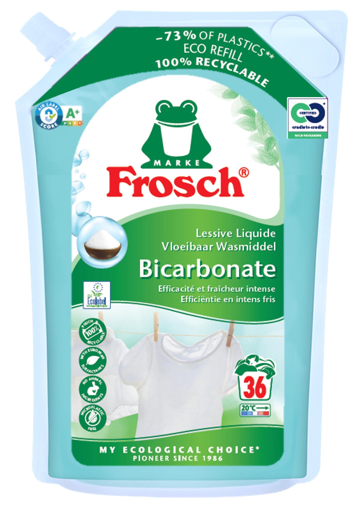 Frosch Wasmiddel bicarbonate