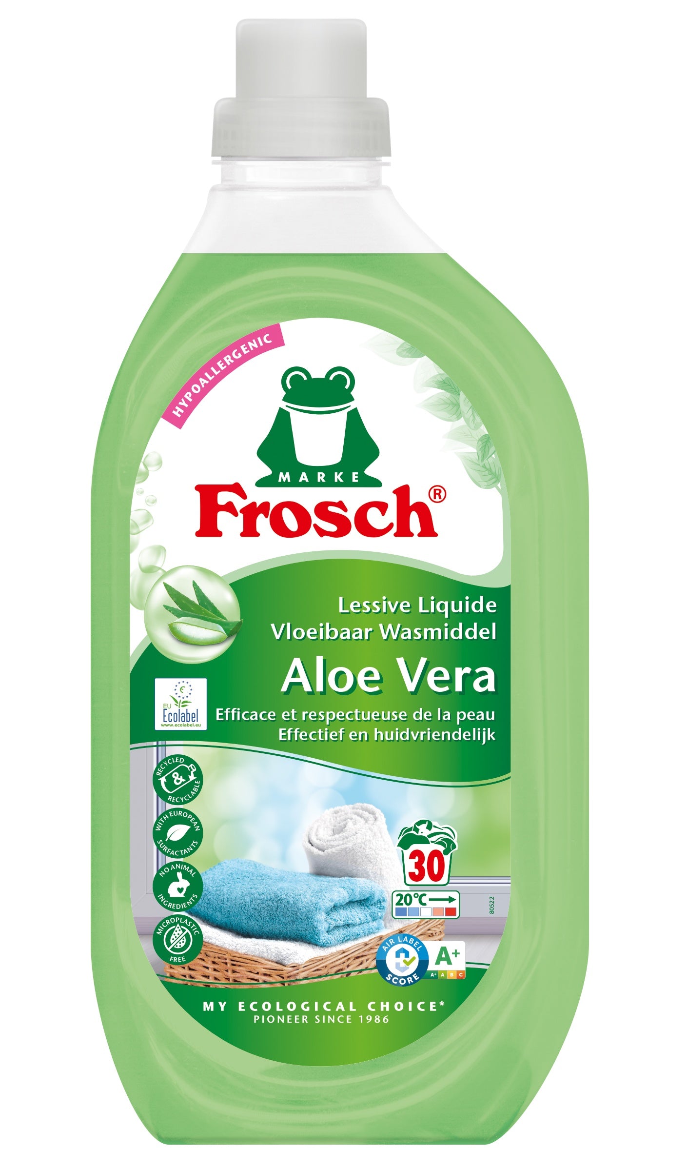 Frosch Wasmiddel aloe vera sensitive