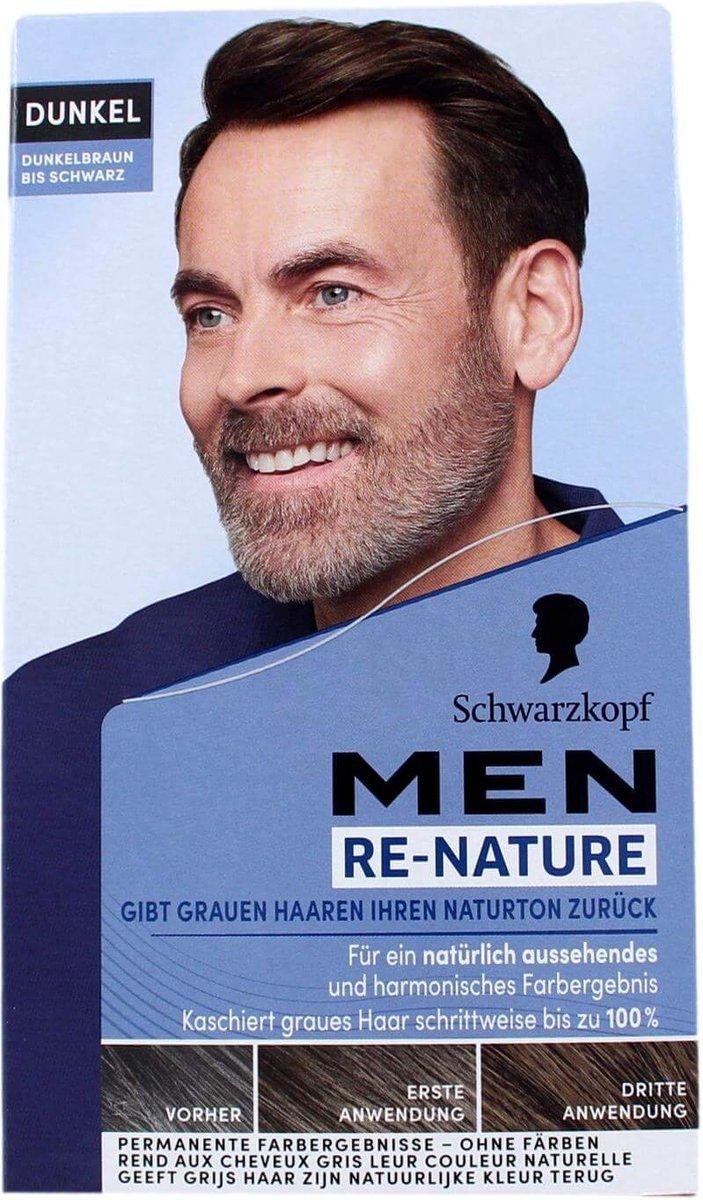 Schwarzkopf Re-nature cream men donkerbruin