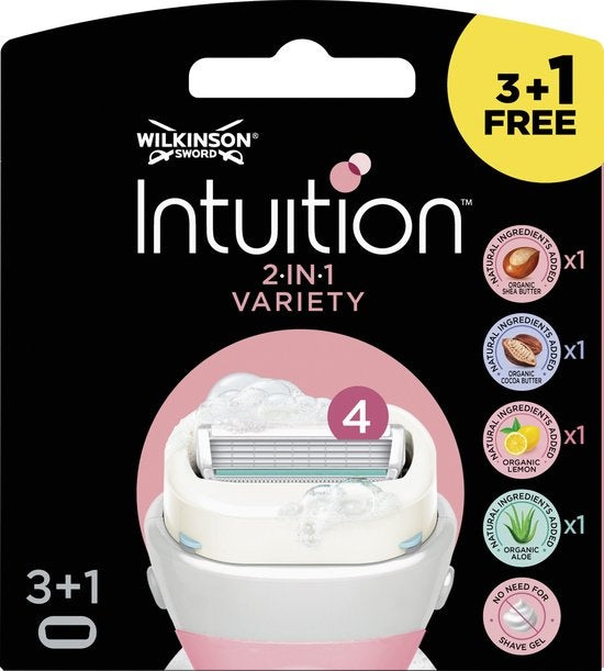 Wilkinson Intuition variety edition mesjes 3+1 -p restage