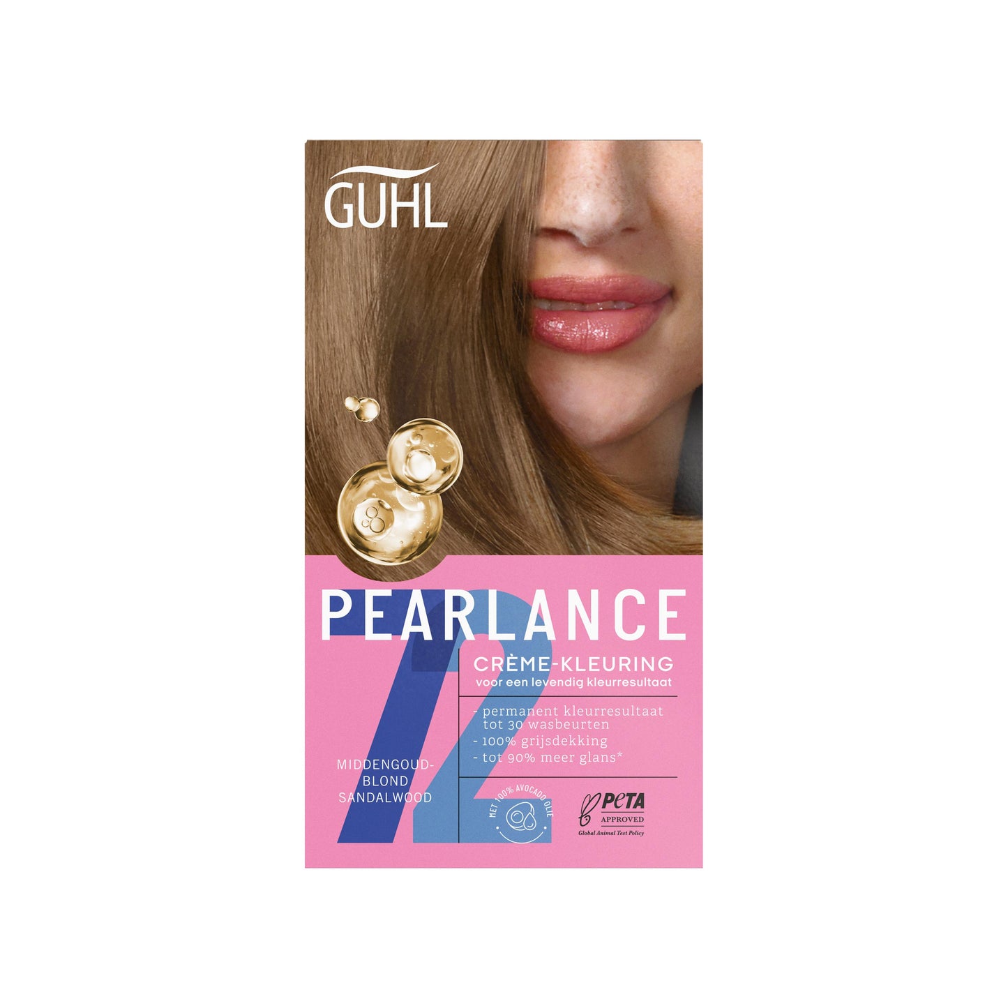 Guhl Pearlance intensieve creme-kleuring 72 middengoudblond