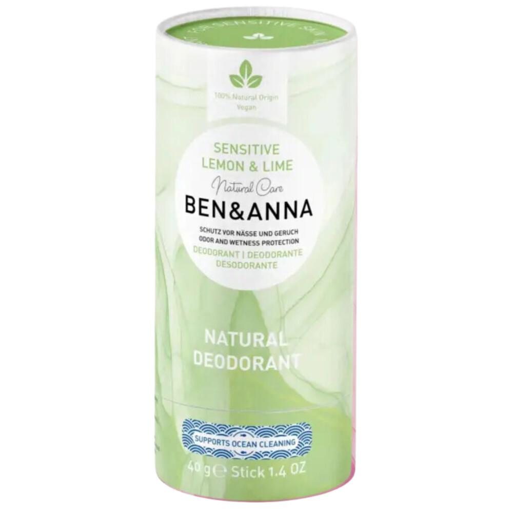 Ben & Anna Deostick lemon&lime sensitive push up carton