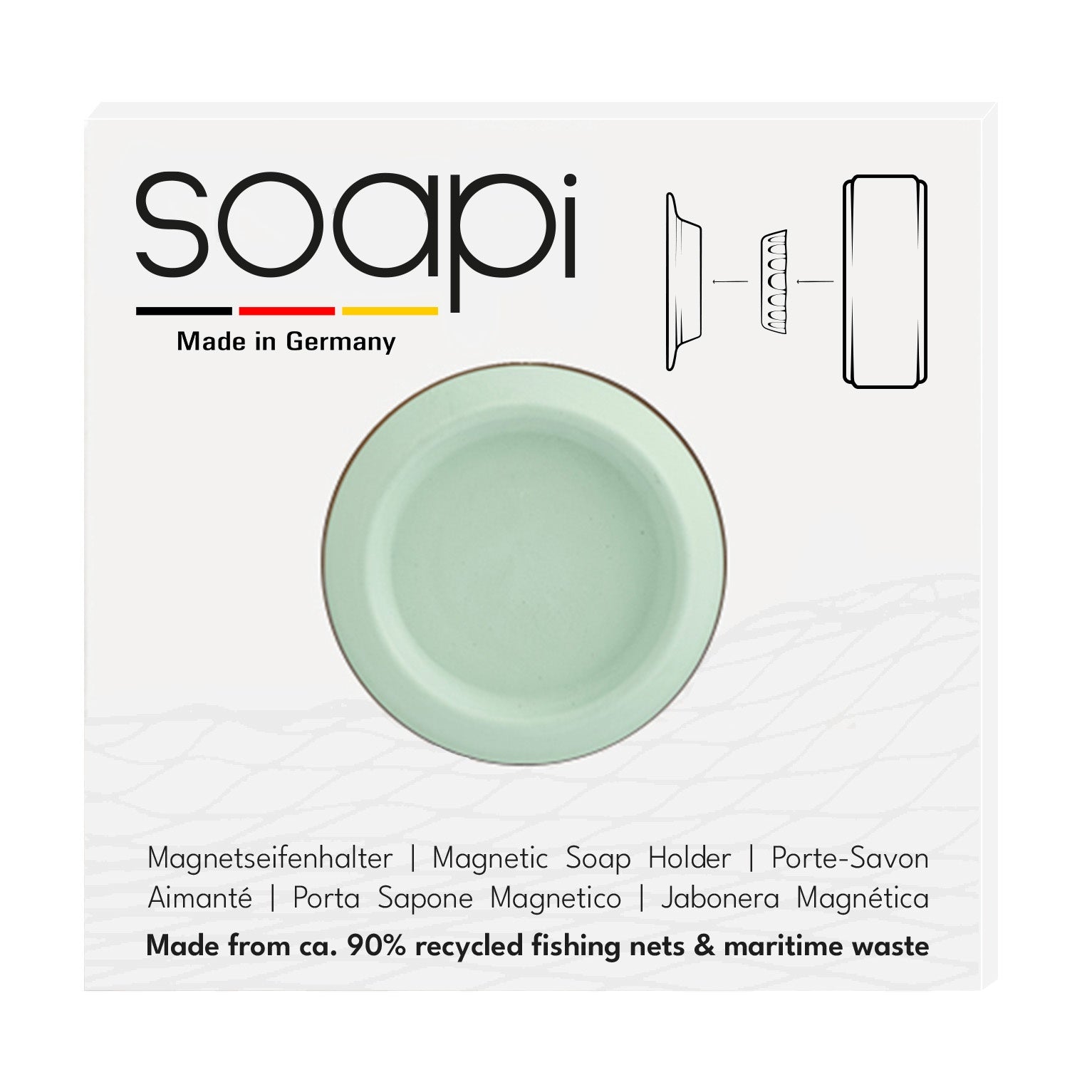 Soapi Magnetische zeephouder mint