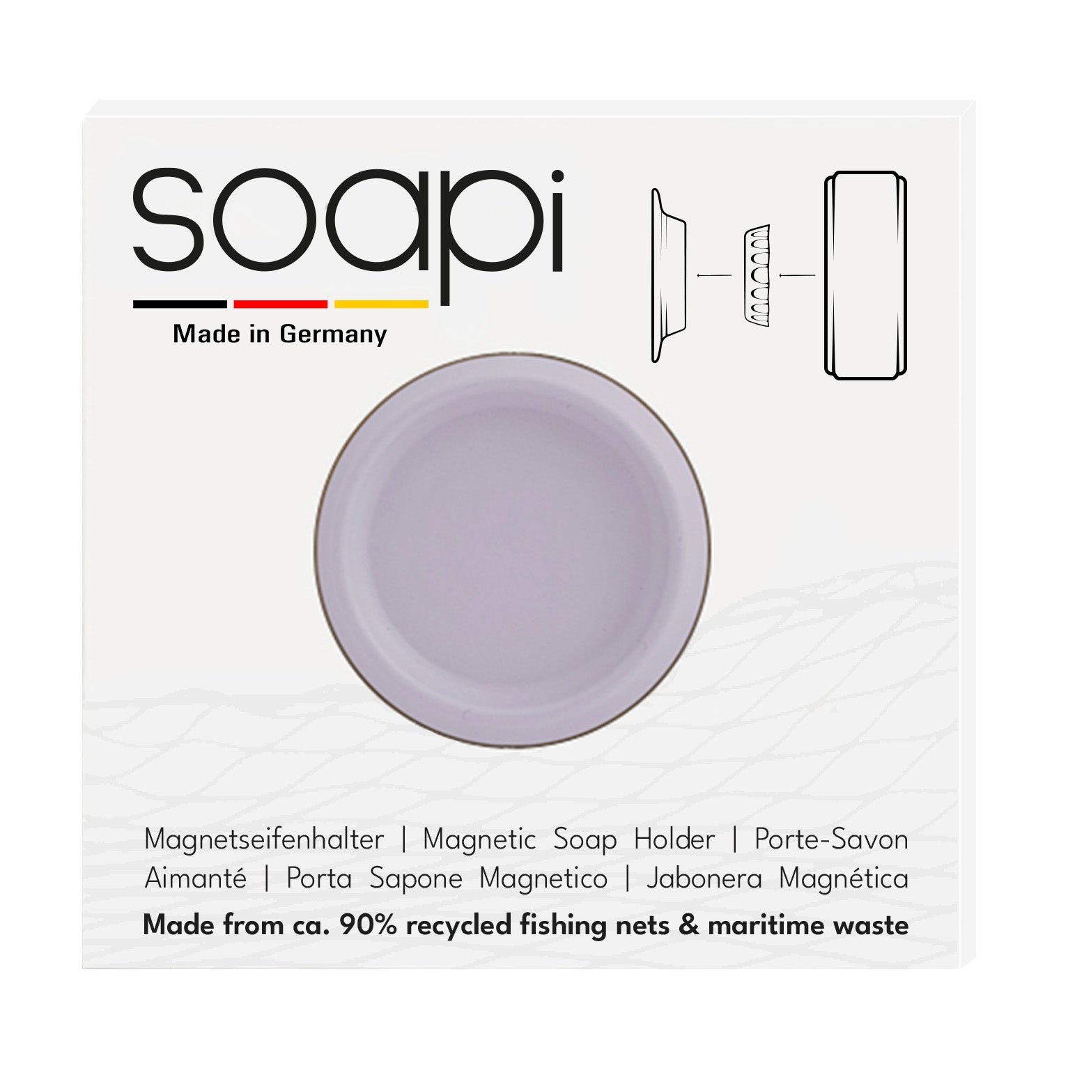 Soapi Magnetische zeephouder lavender