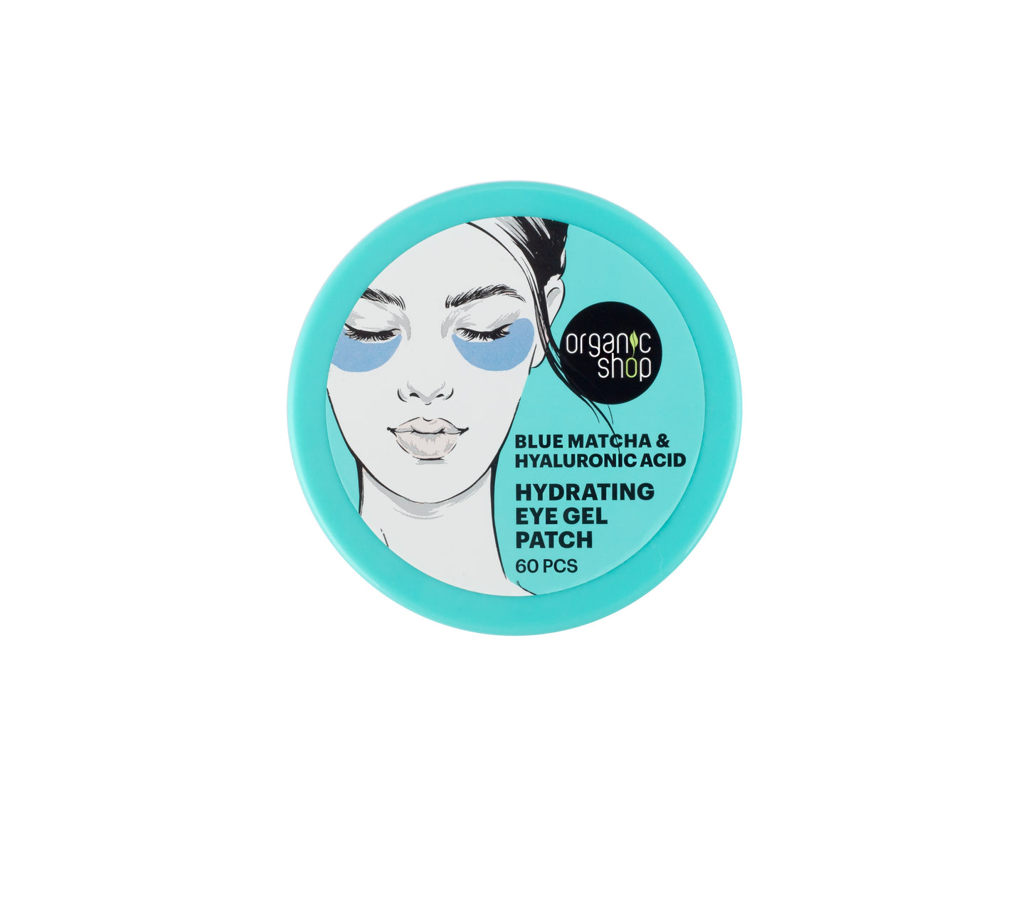 Organic Shop Eye gel patch hydrating - blue matcha & hyaluronic acid