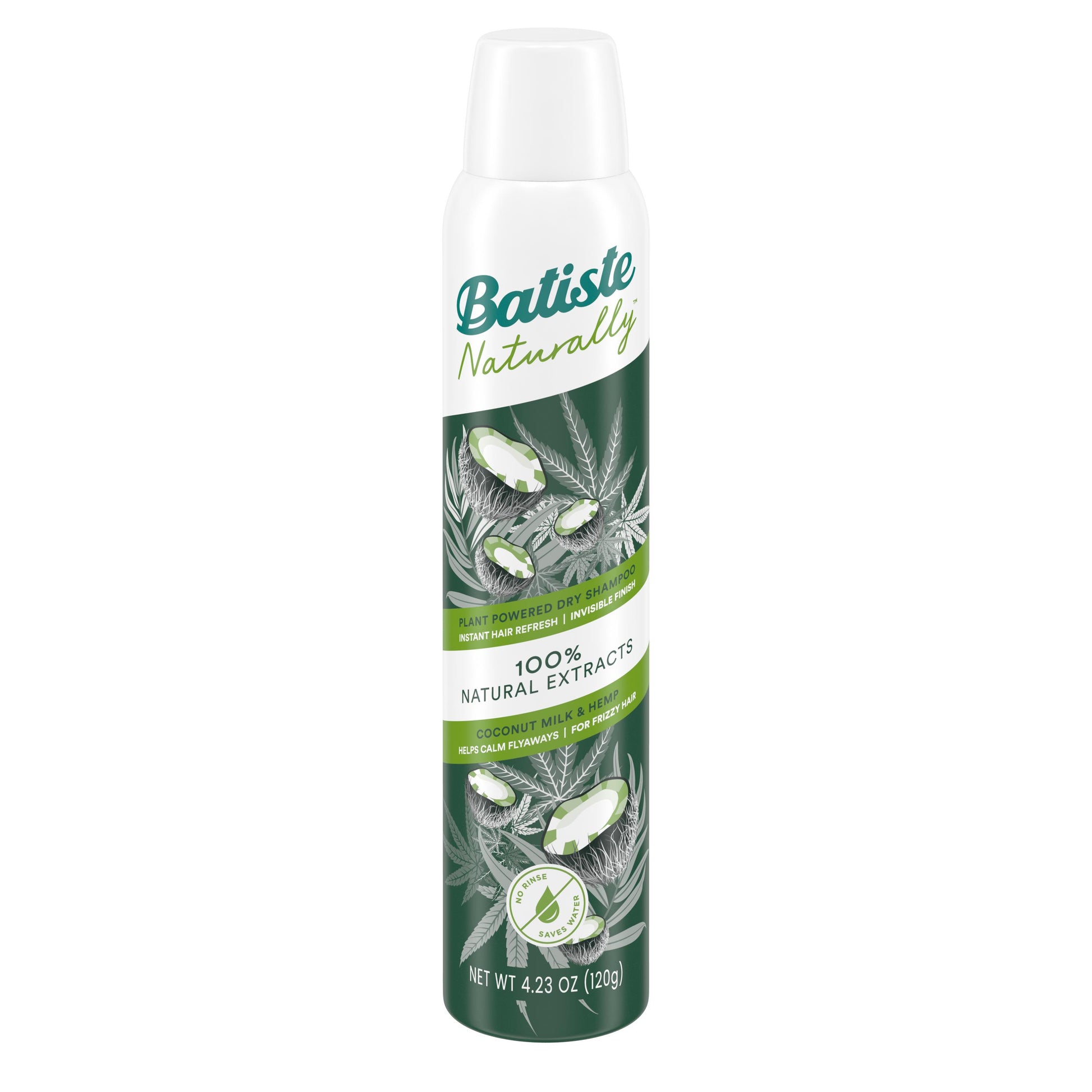 Batiste Droogshampoo naturally bamboo fibre&gardenia-fine hair
