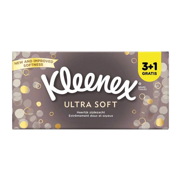 Kleenex Tissues ultrasoft 3+1