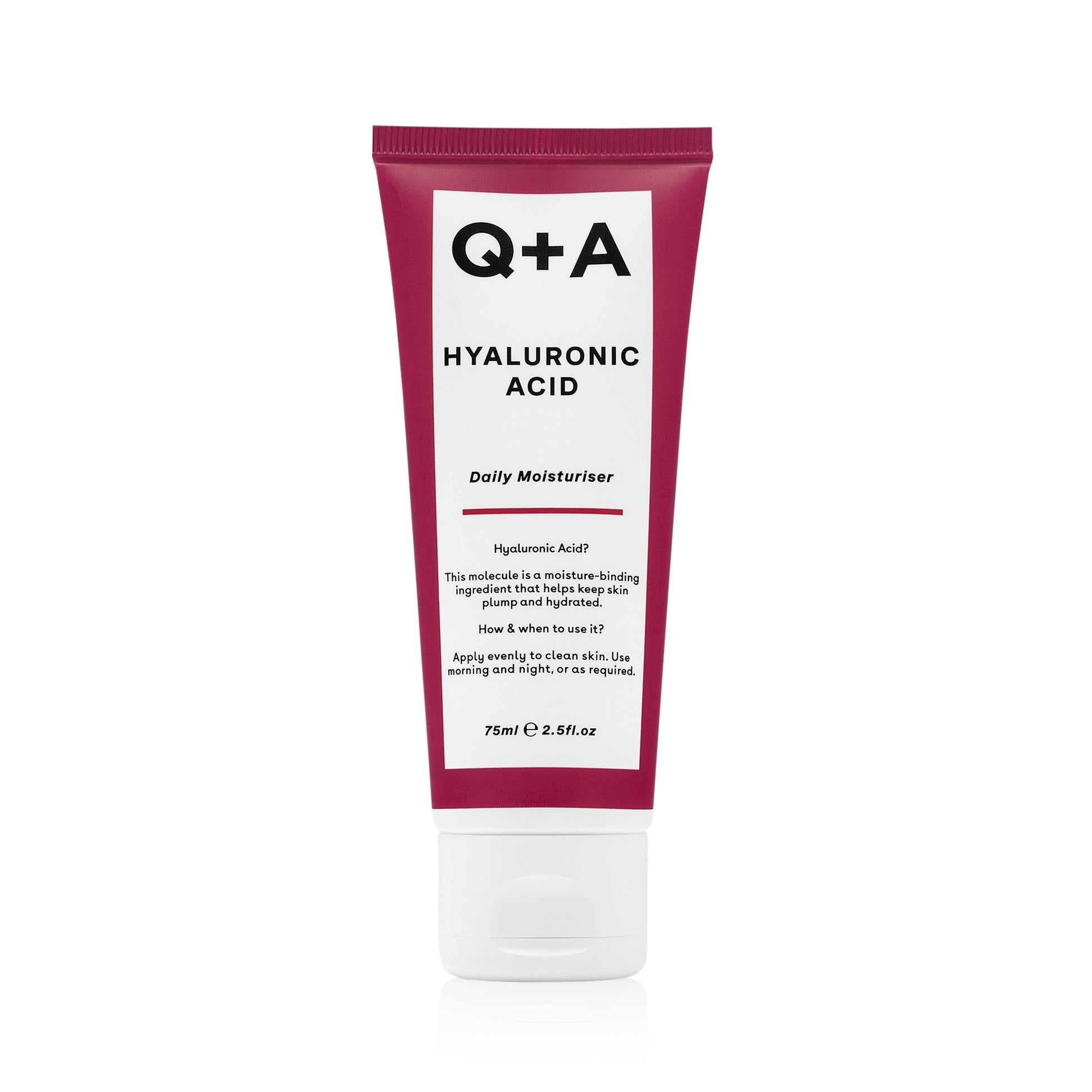 Q+A Daily moisturiser hyaluronic acid