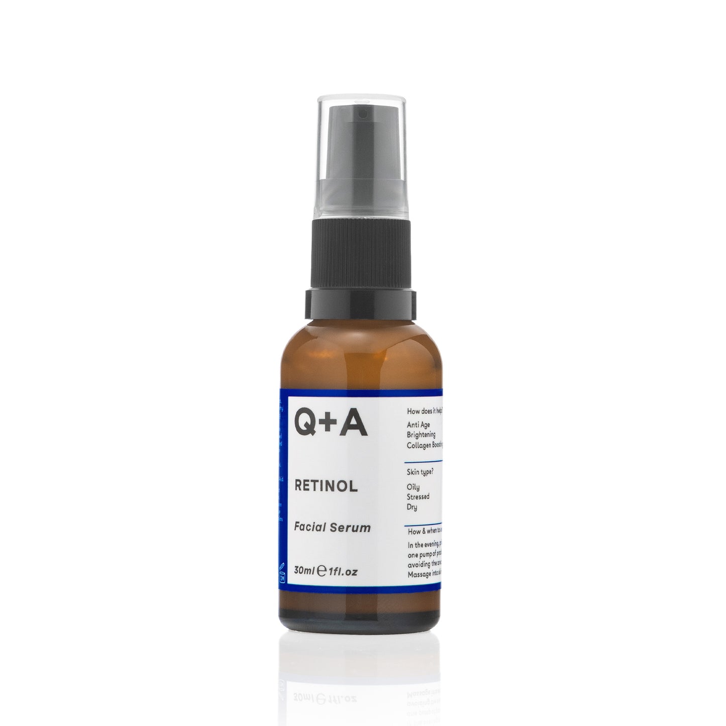Q+A Facial serum retinol